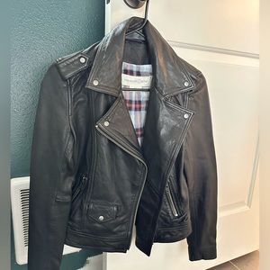 Treasure & bond leather jacket